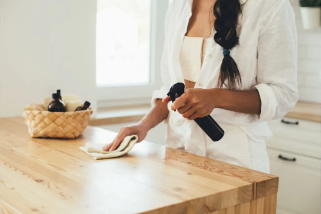 Dicas para limpar a cozinha rapidamente.