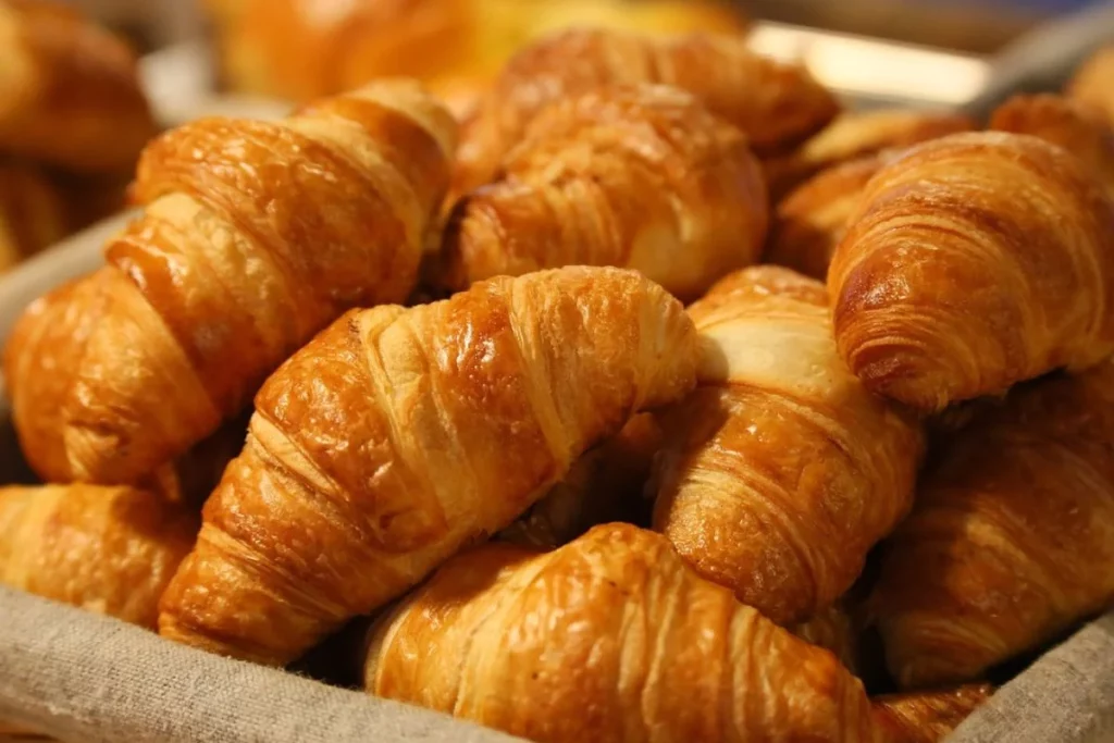 Croissant de Massa de Pastel