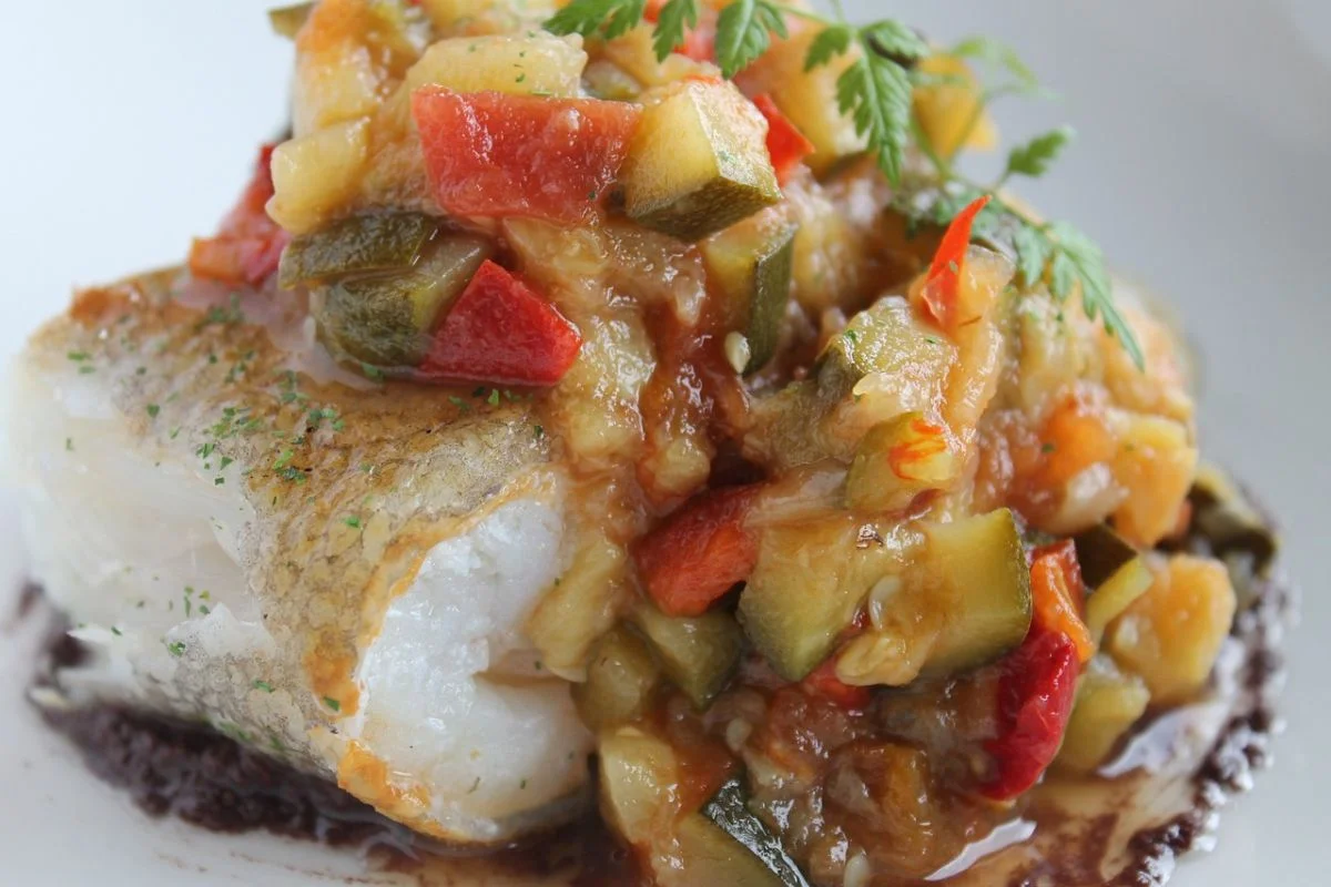 Receita de Bacalhau Ratatouille