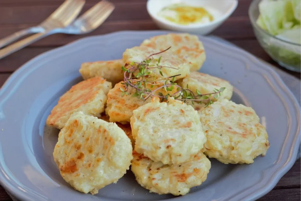 Bolinho de Couve-flor com Queijo