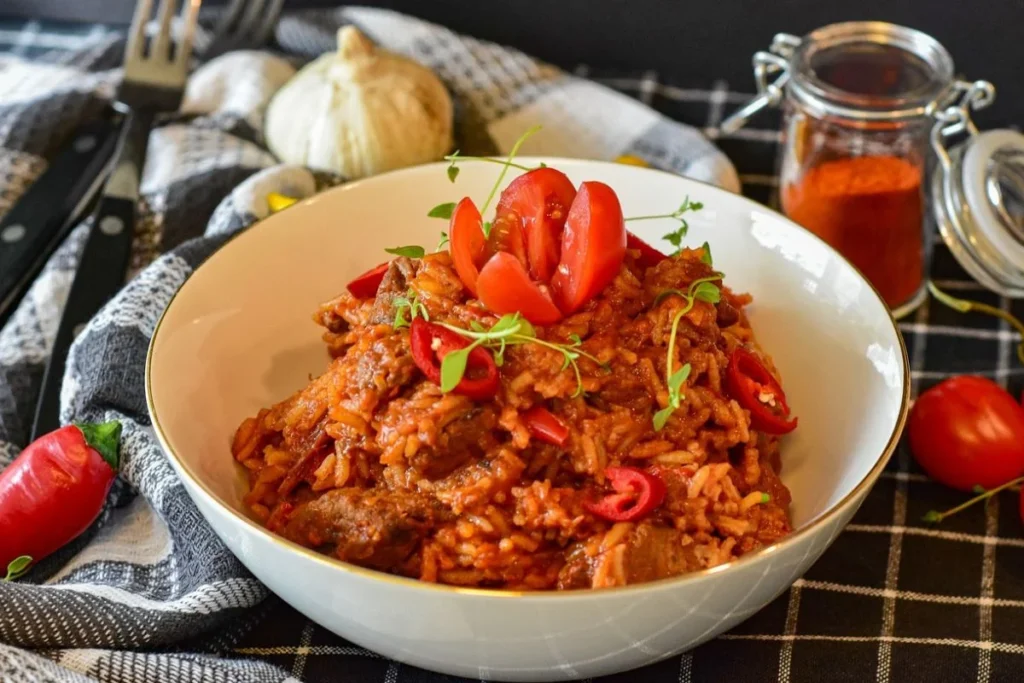 Arroz no Molho de Tomate