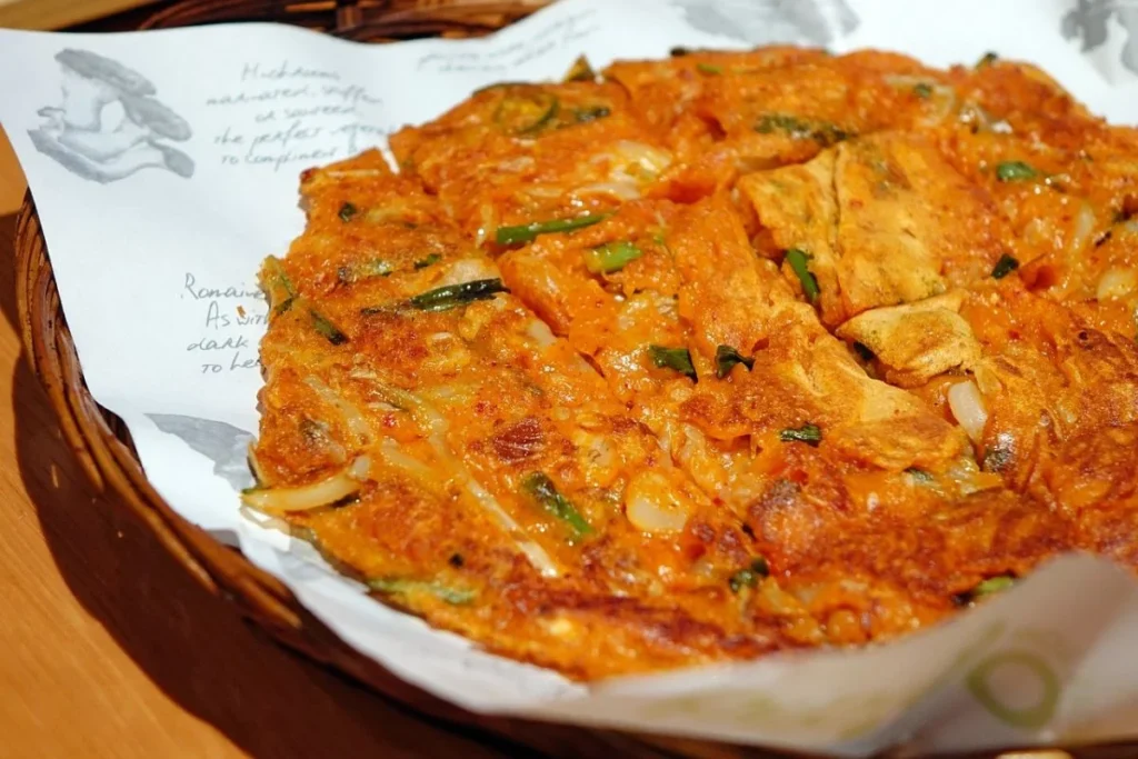 Pizza de Kimchi