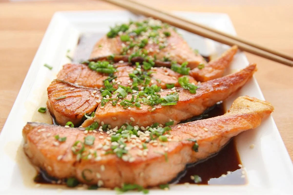 Salmão ao Molho Teriyaki