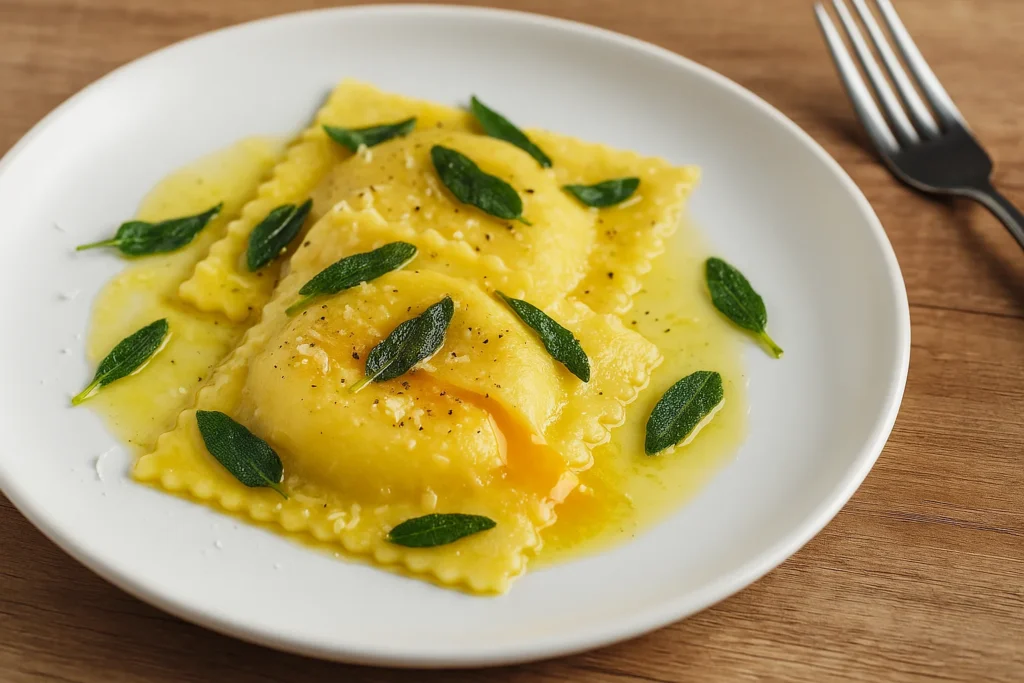 Receita de Ravioloni de Gema