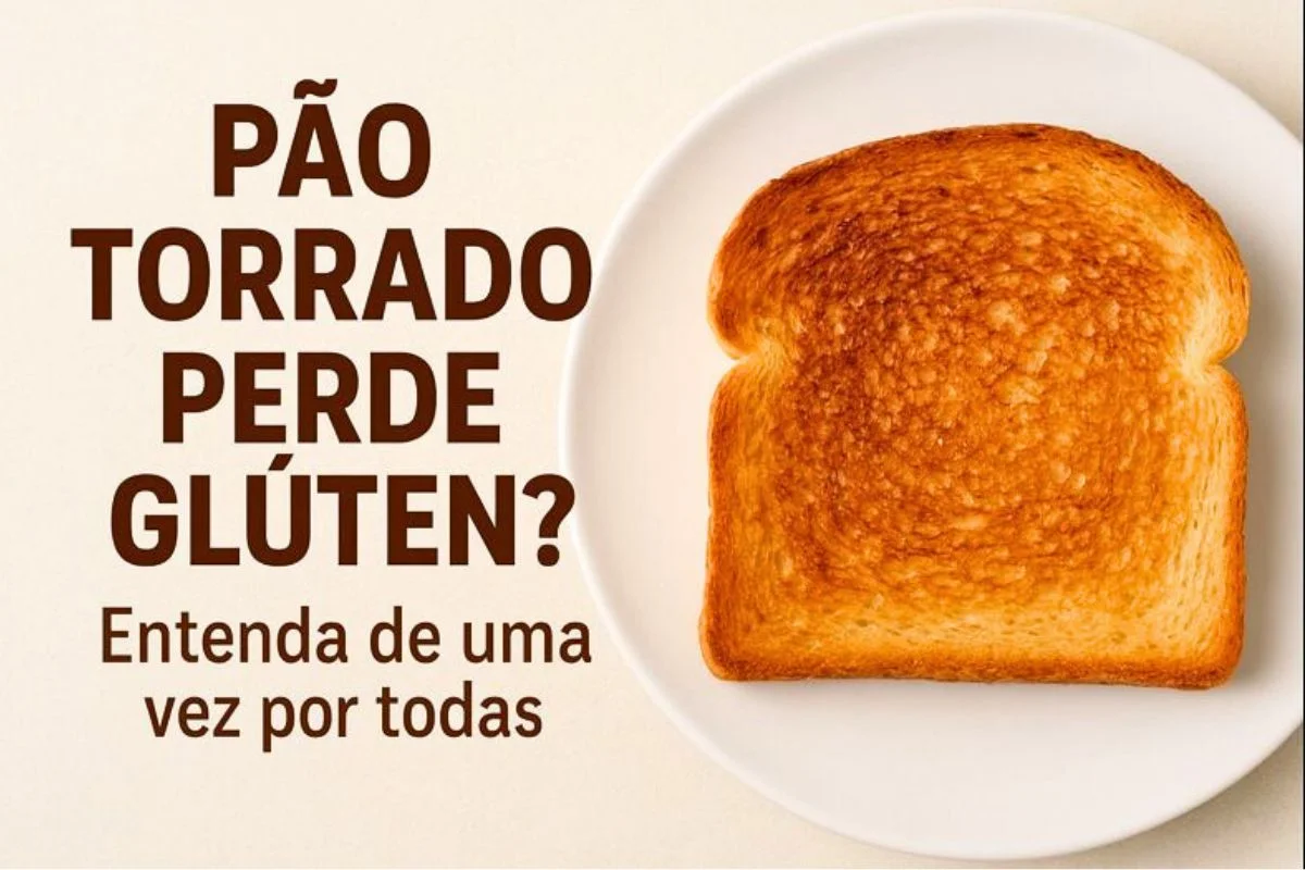 Pão torrado perde glúten